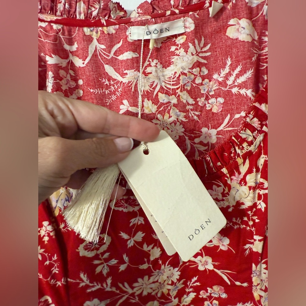 Doen Clarence dress - Red Oak Bluff floral - Picture 6 of 8